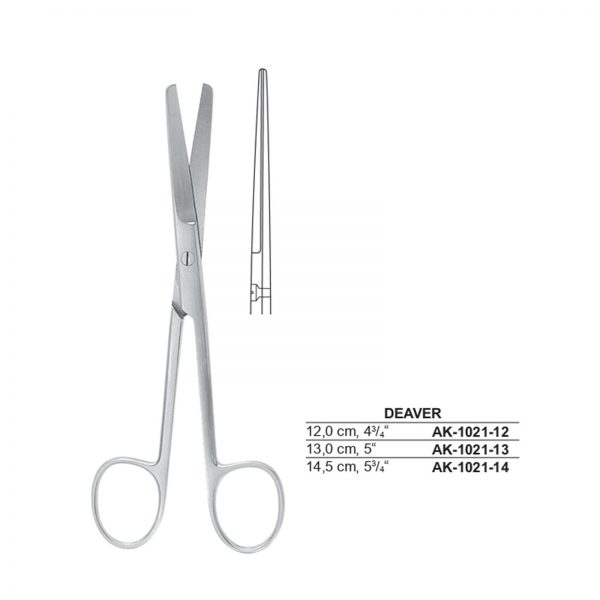 Deaver Operating Scissor blunt-blunt Str