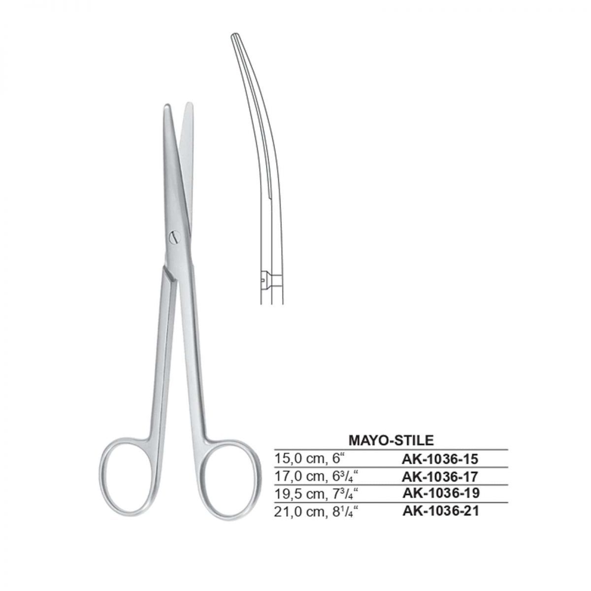 Mayo Stile Dissecting Scissor