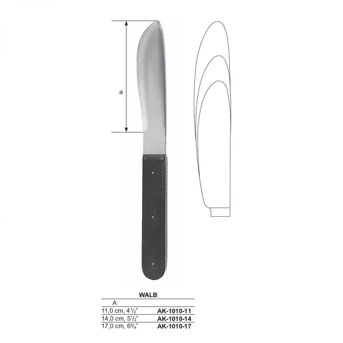 Walb Post Mortem Knives Akhyar Surgical