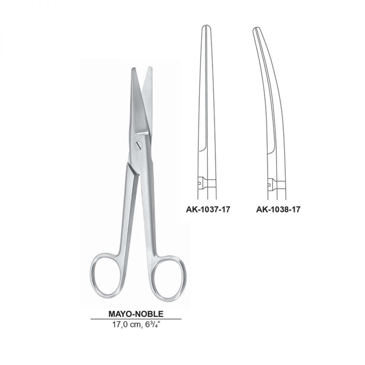 Mayo Nobel Dissecting scissor