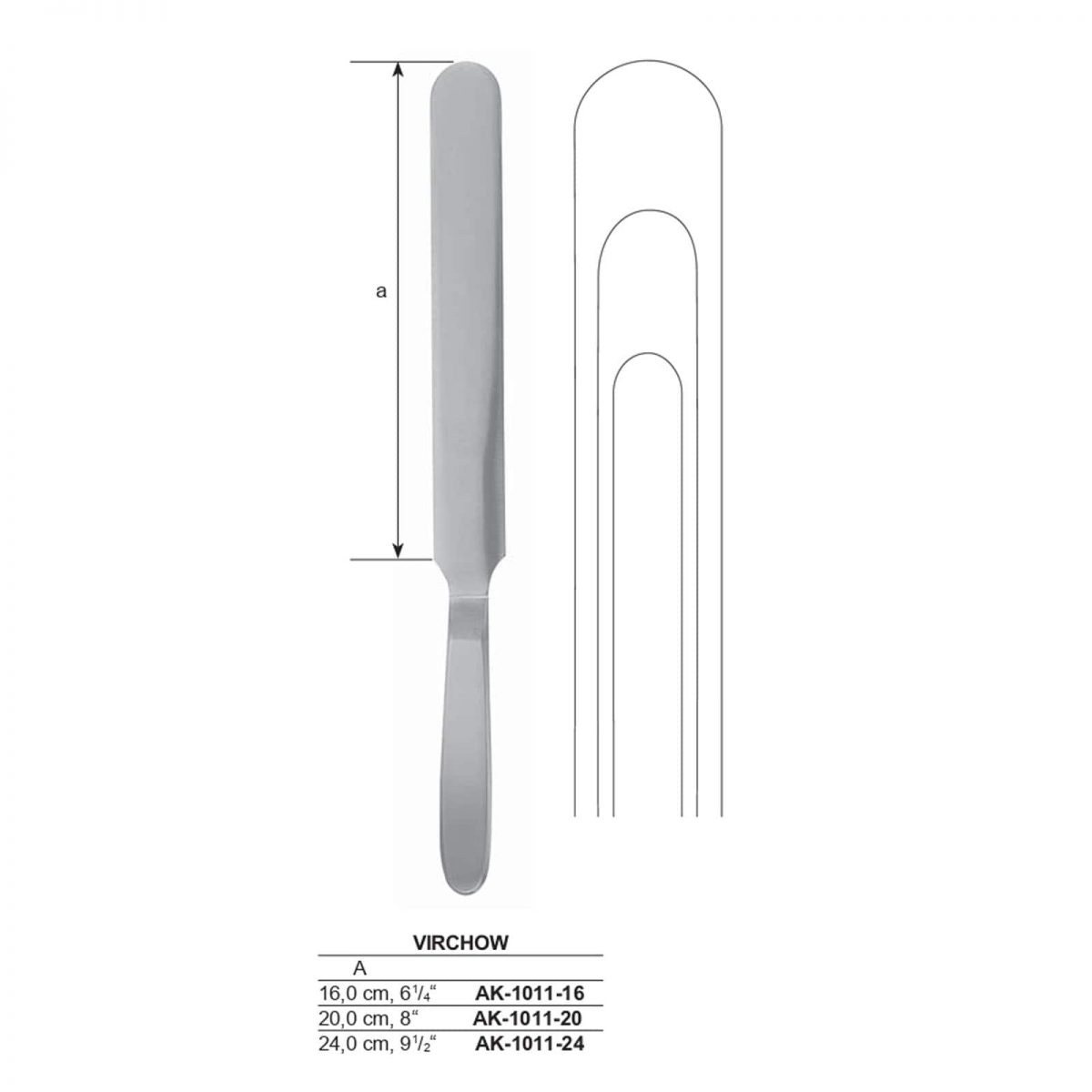 Virchow Post Mortem Knives