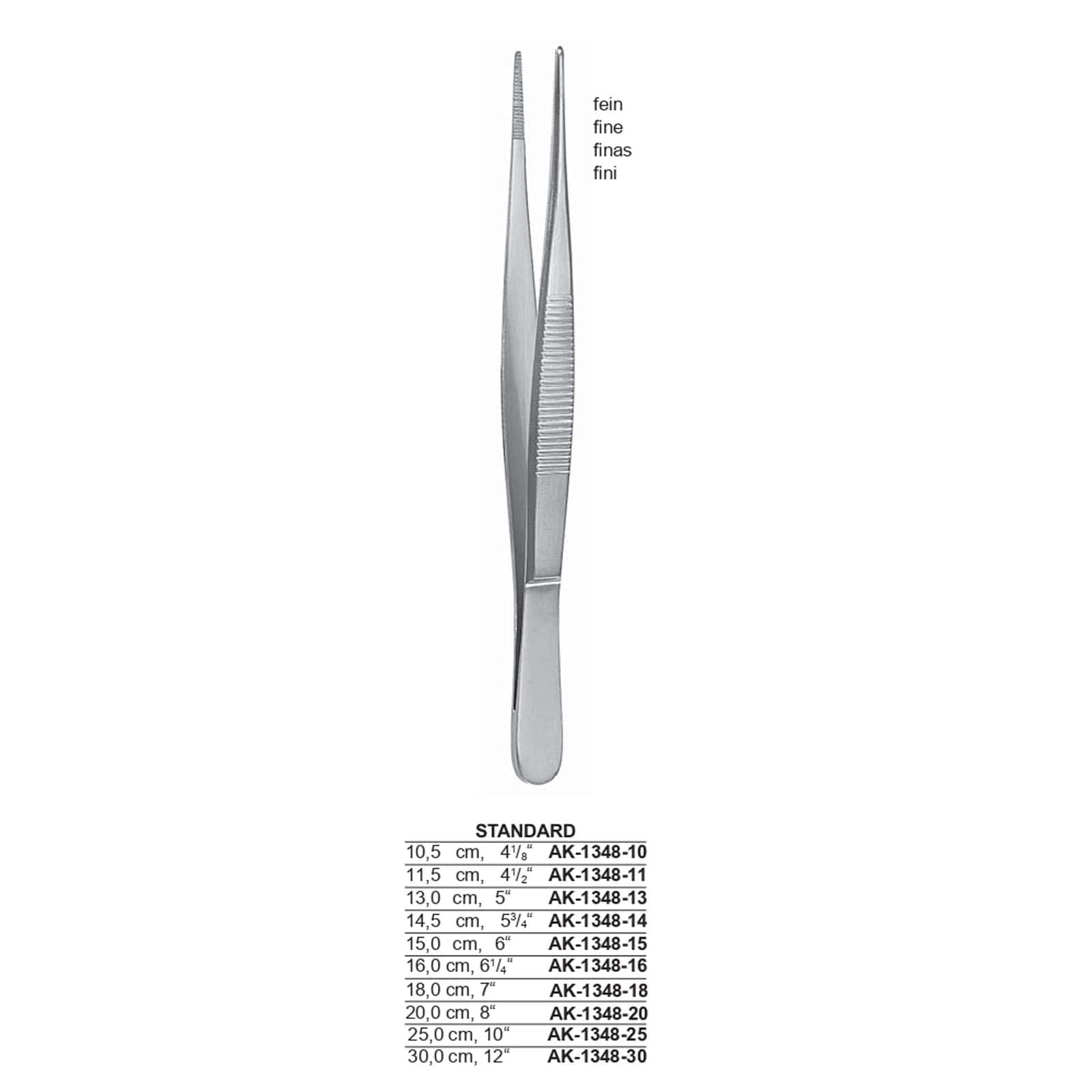 Standard Dissecting & Dressing Forceps Akhyar Surgical