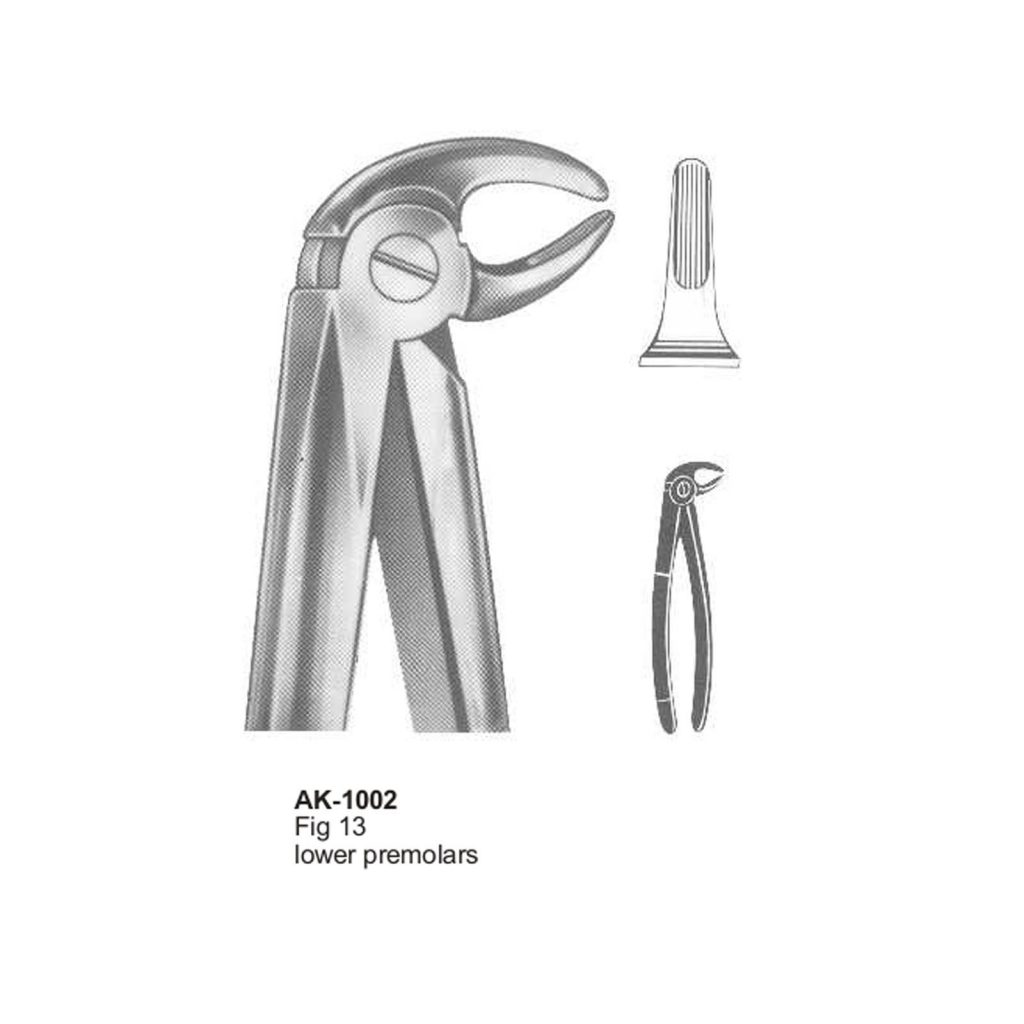 Lower Premolars Wisdoms Extracting Forceps Akhyar Surgical