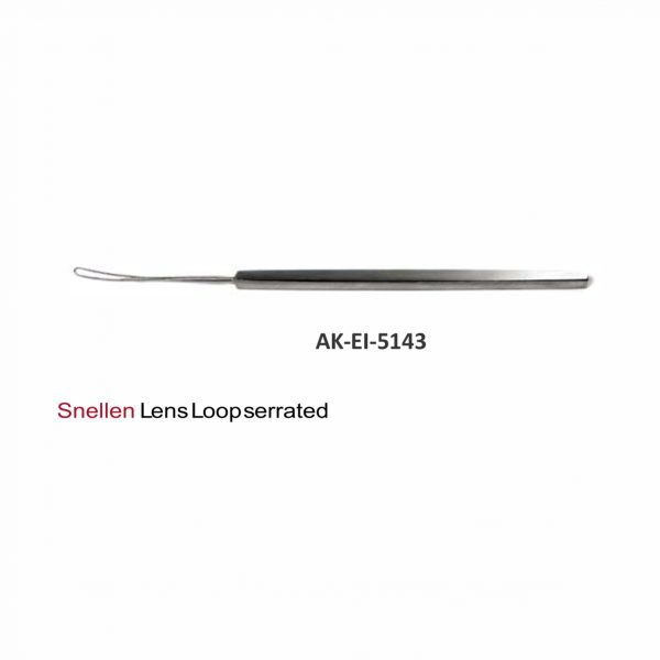 Snellen Lens Loop serrated