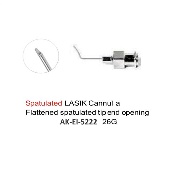 Spatulated LASIK Cannula