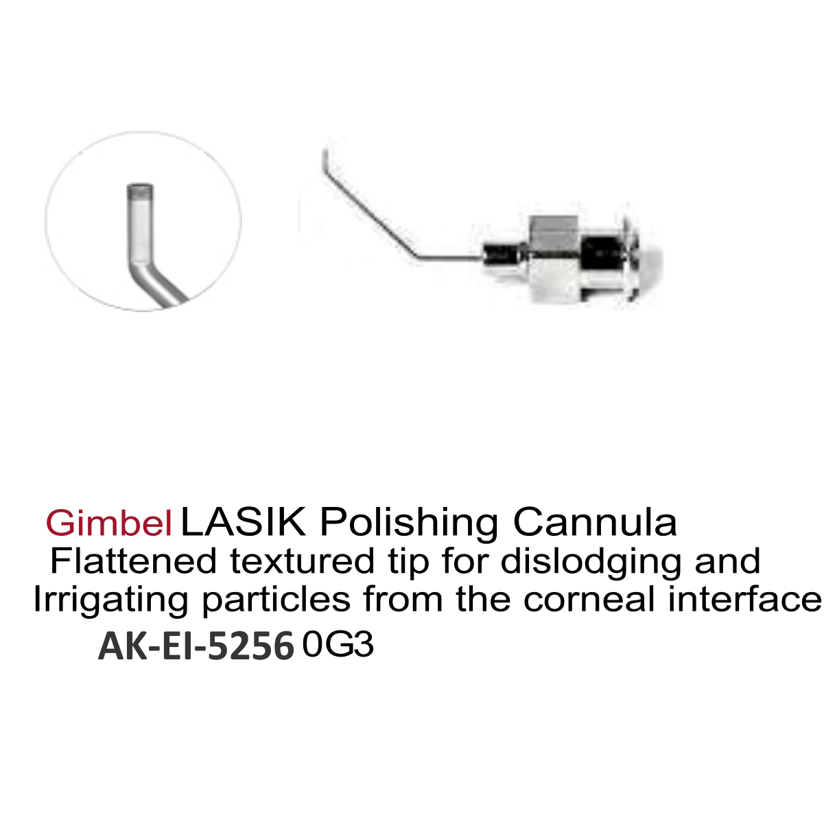 Gimbel LASIK Polishing Cannula