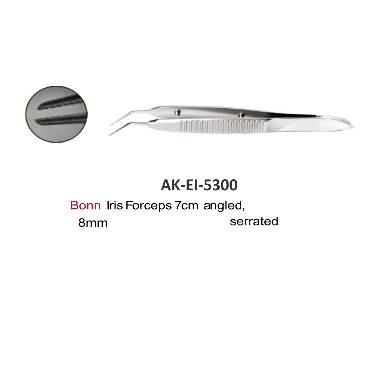 Bonn Iris Forceps Akhyar Surgical