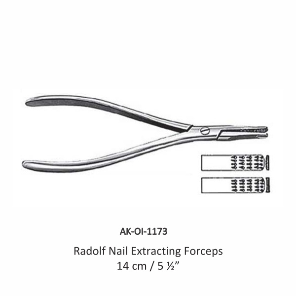 Radolf Nail Extracting Forceps