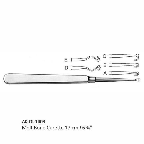 Molt Bone Curette