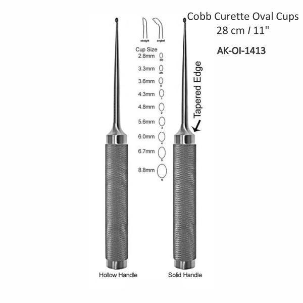 Cobb Curette Oval Cups