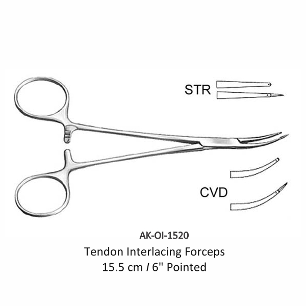 Tendon Interlacing Forceps