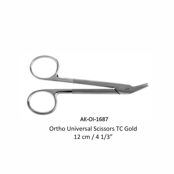 Ortho Universal Scissors TC Gold