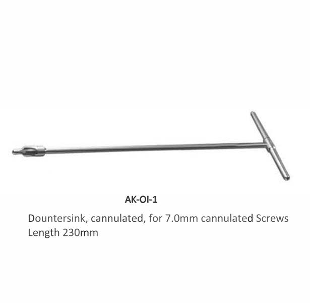 Dountersink cannulated https://www.aksurgicalpro.com/product/dountersink-cannulated/ 0 done Dountersink cannulated - Orthopedic Instrument - AK Surgical Dountersink Cannulated screws orthopedic. $10.00 - $30.00/Piece. 10.0 Pieces(Min. Order). Add to Favorites. Handle with mini quick coupling.