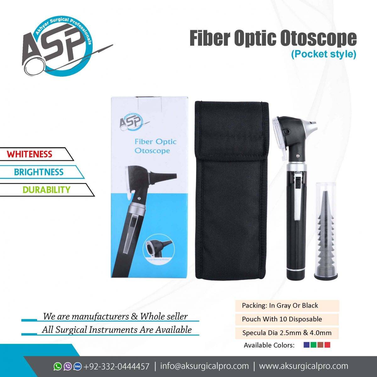 Fiber Optic Otoscope