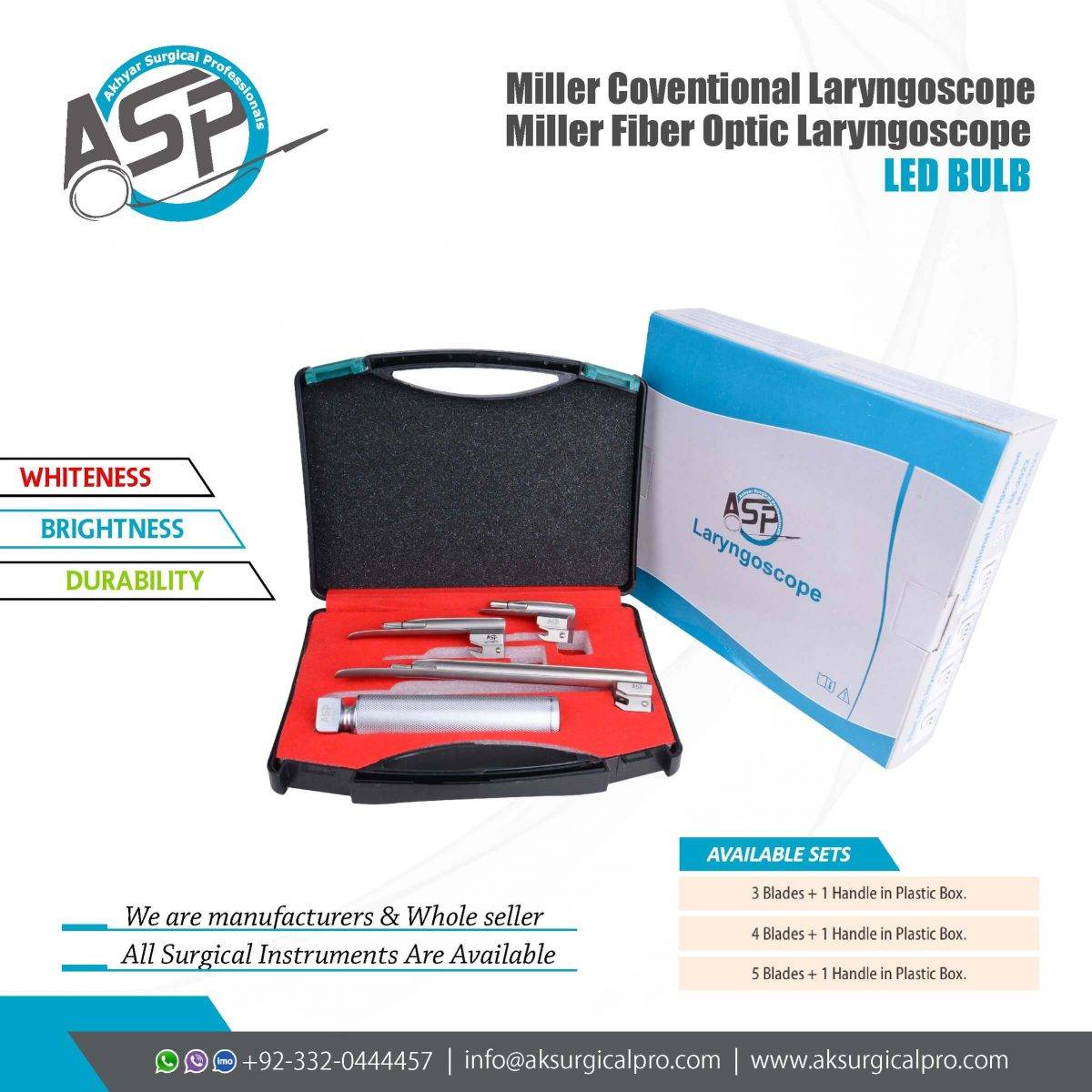 Miller Conventional Laryngoscope