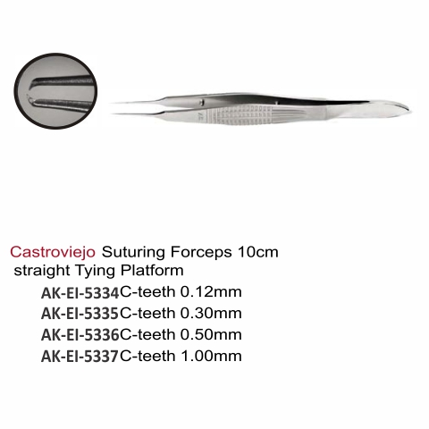 Castroviejo Suturing Forceps