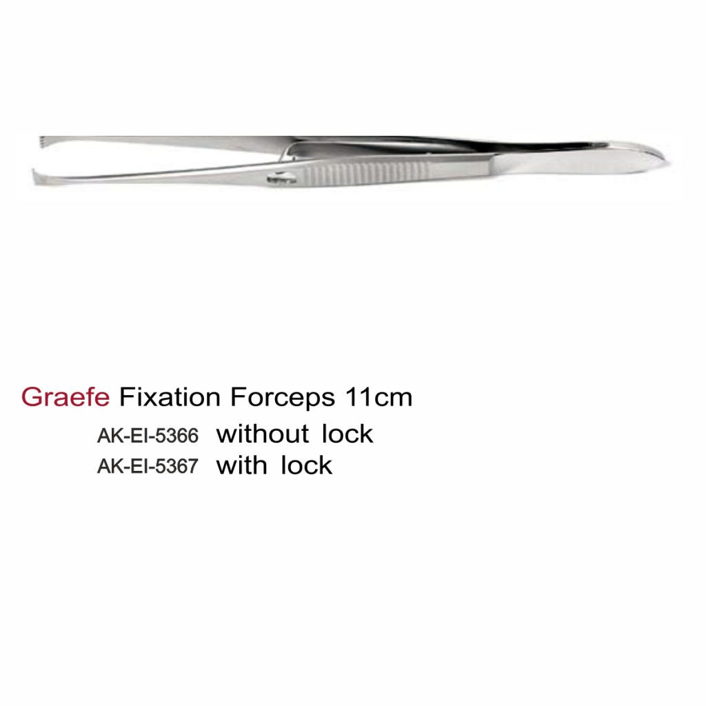 Graefe Fixation Forceps Akhyar Surgical