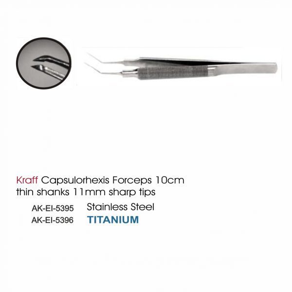 Kraff Capsulorhexis Forceps