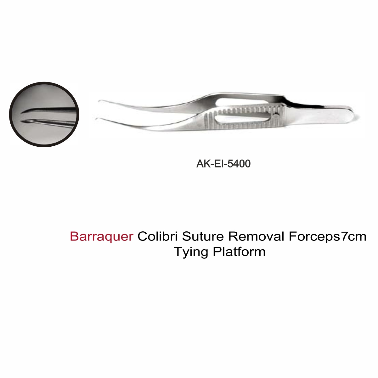 Barraquer Colibri Suture Removal Forceps