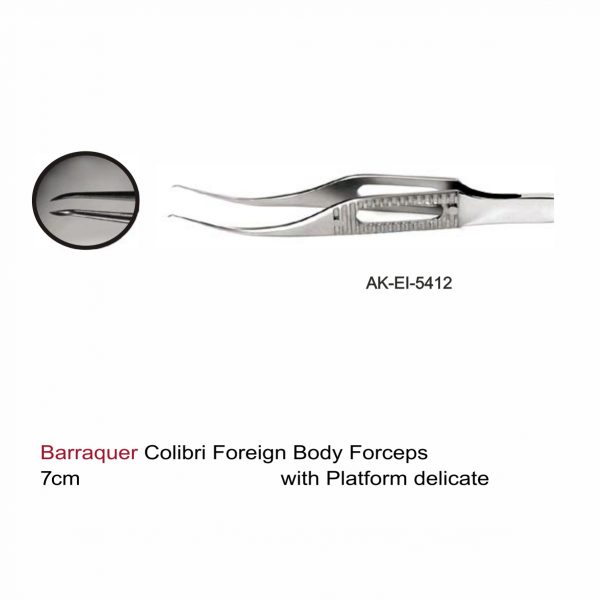 Barraquer Colibri Foreign Body Forceps