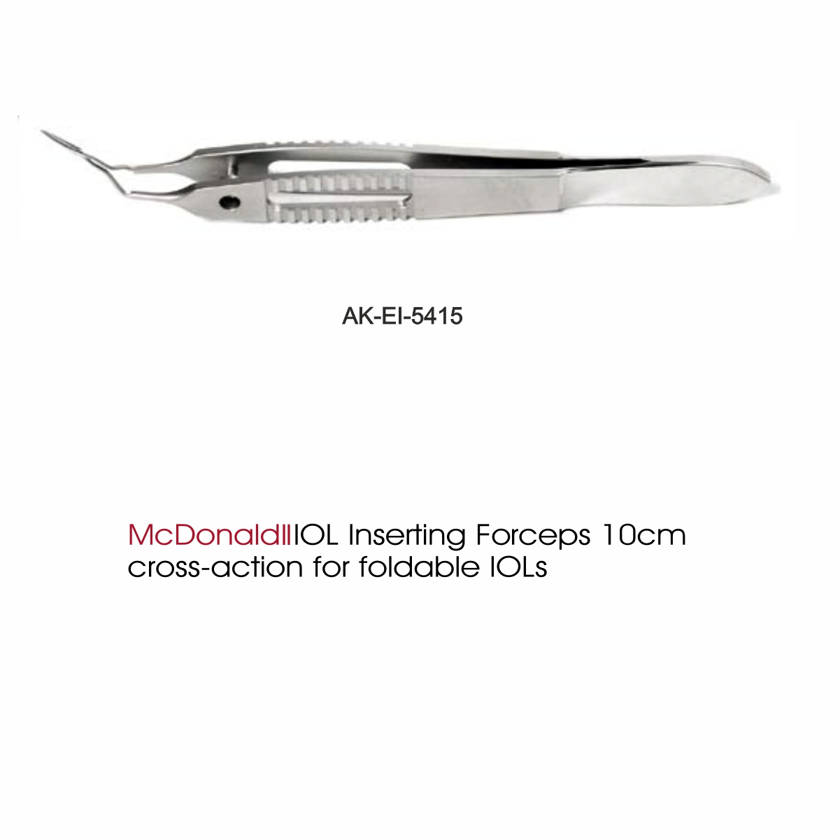 McDonald II IOL Inserting Forceps