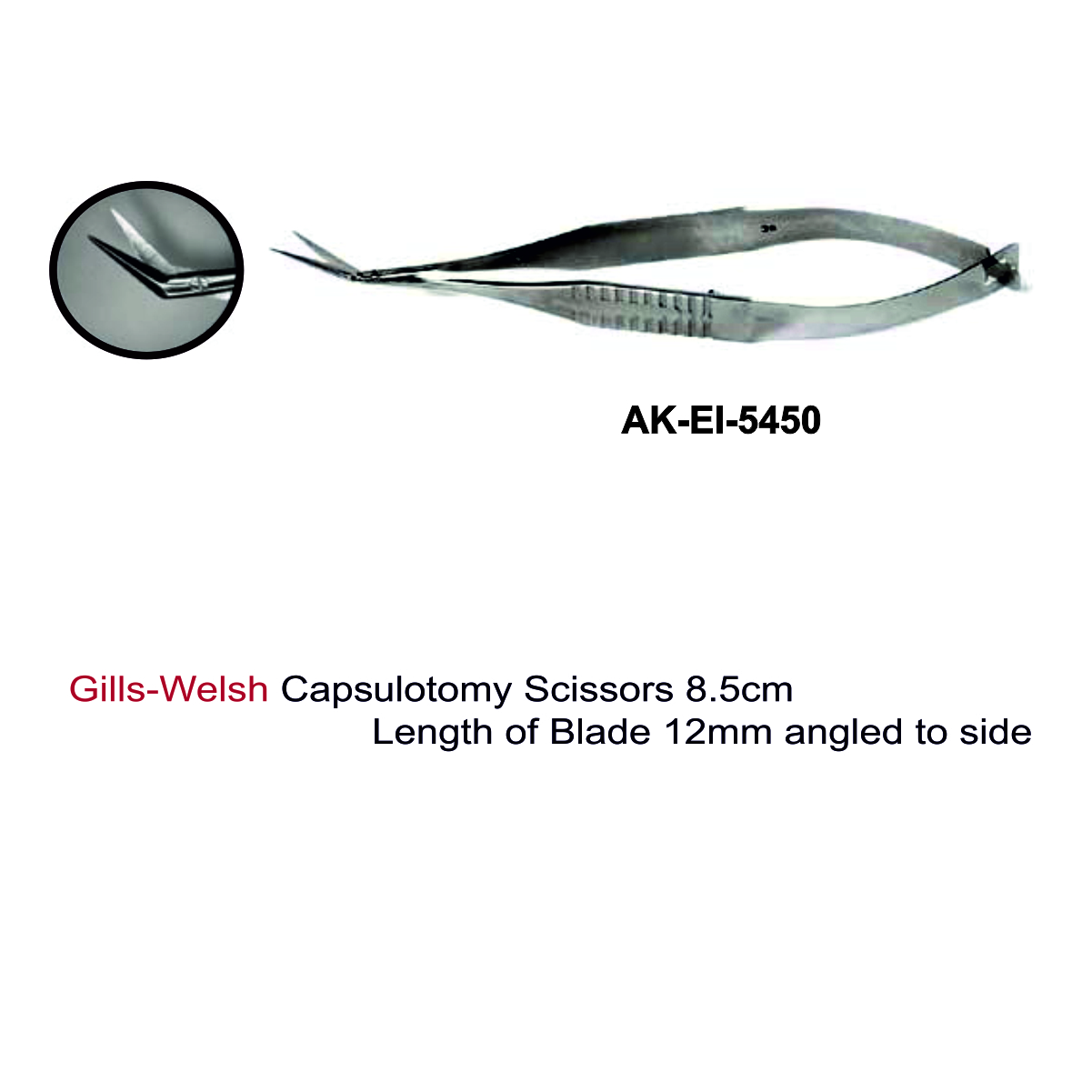 Gills-Welsh Capsulotomy Scissors