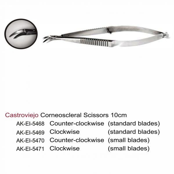 Castroviejo Corneoscleral Scissors