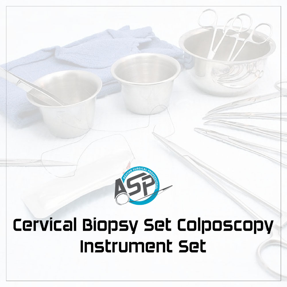 Cervical biopsy set (colposcopy)
