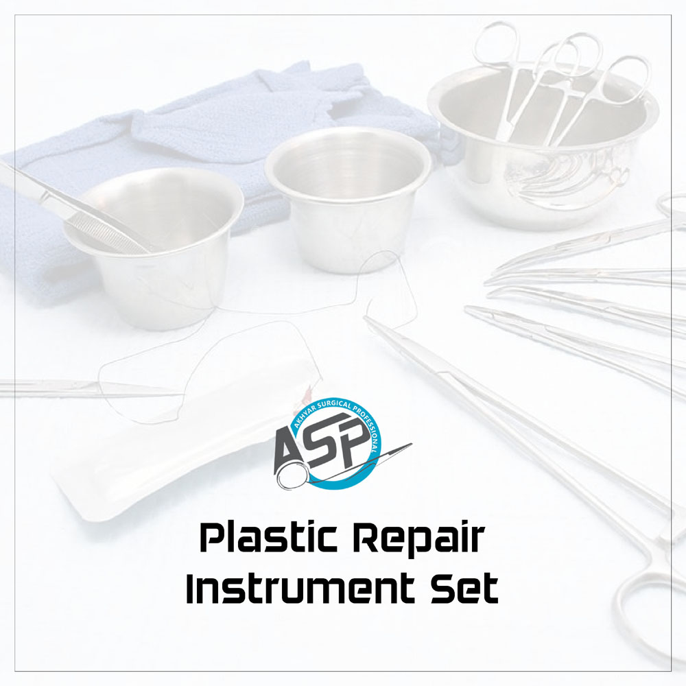 Plastic repair instrument set